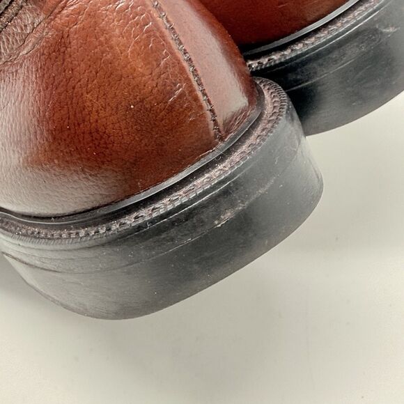 Dexter Derby Dress Shoes Mens 10.5 D Brown Pebble Grain Leather Oxford USA main image 15
